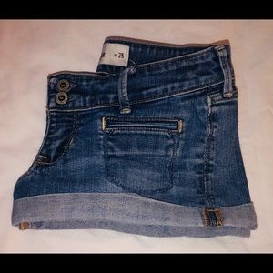 Hollister jean shorts